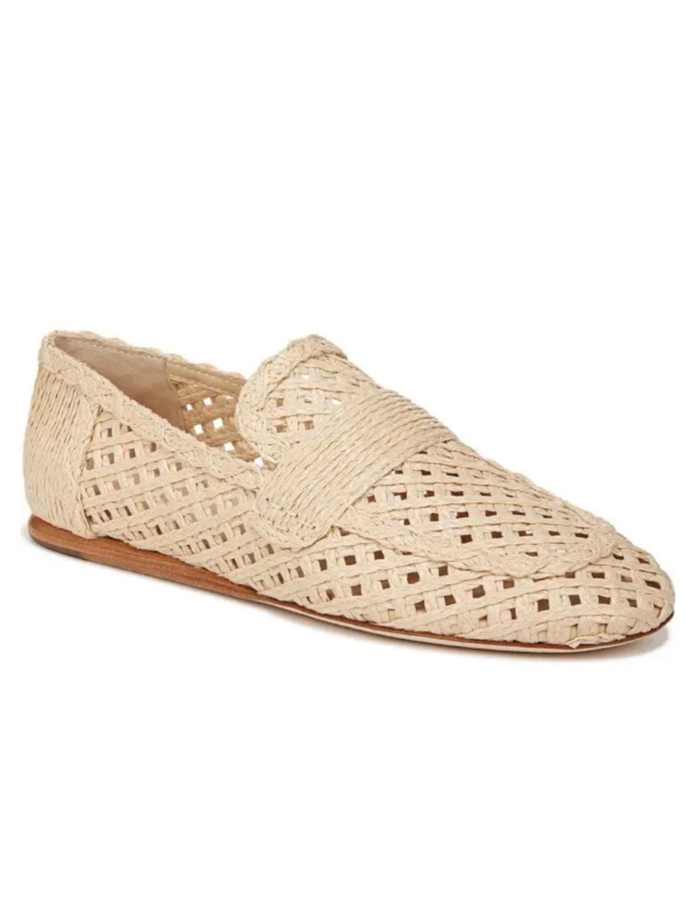 Vince davis raffia flats size 8
